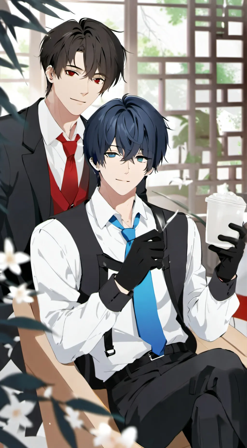 ai character: Slender&noob background