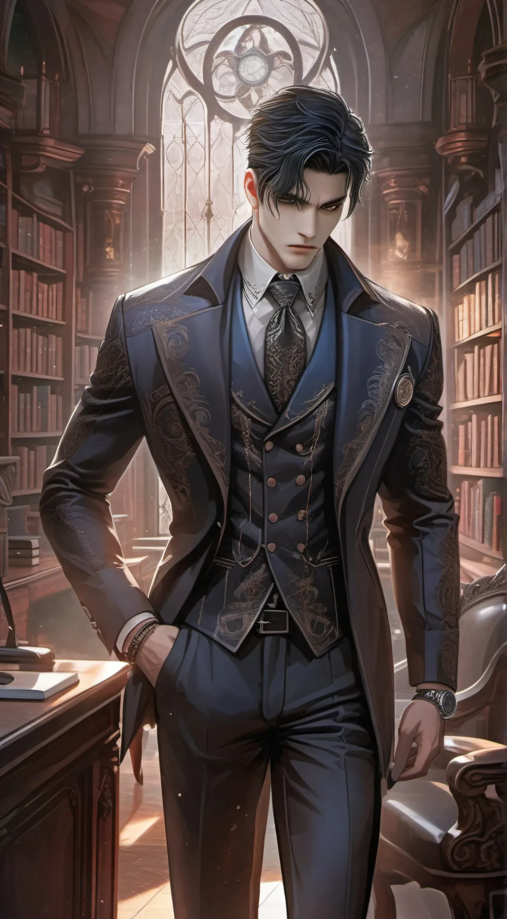 ai character: Phoenix background