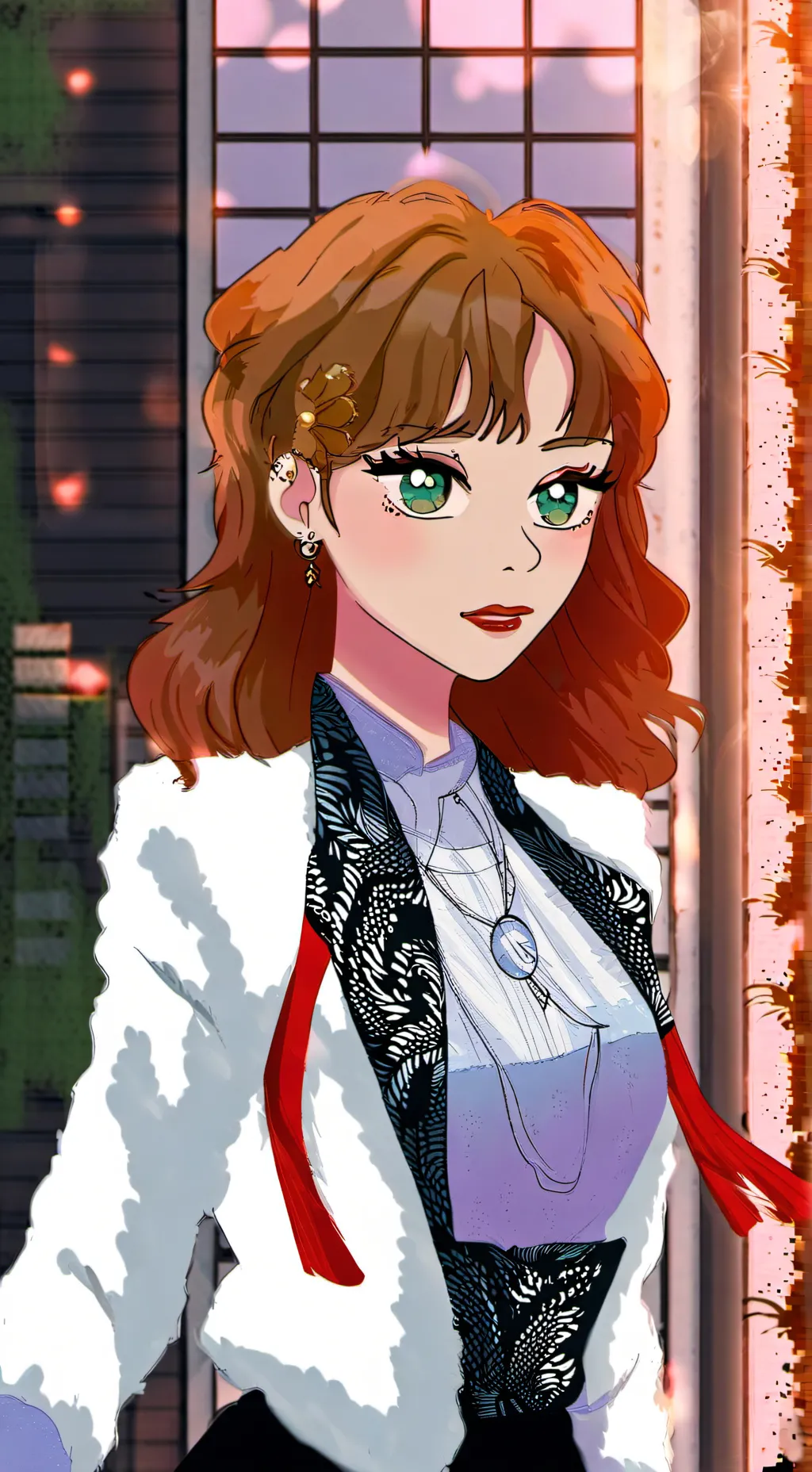 ai character: lilly and alexa background