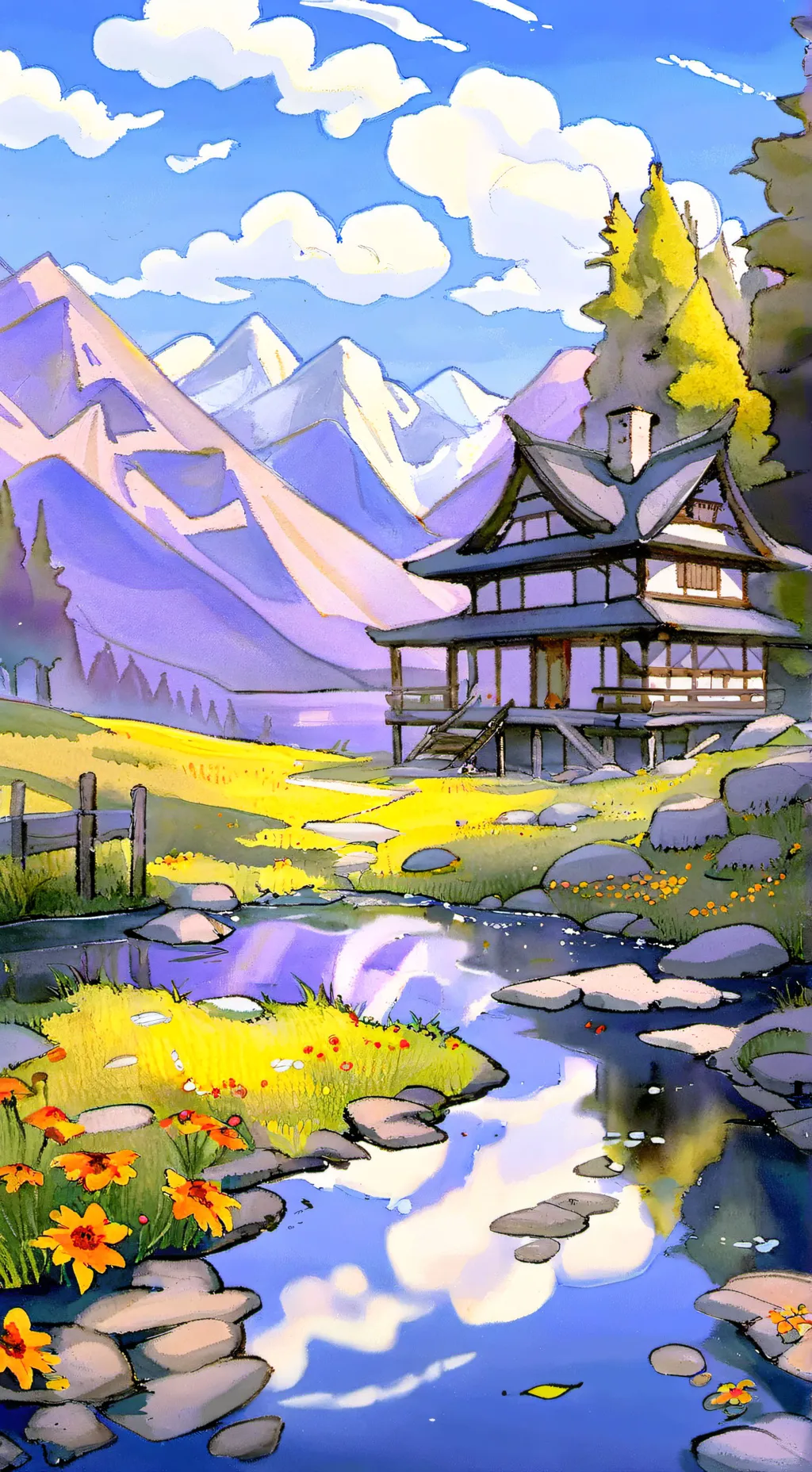 ai character: western 2605 background