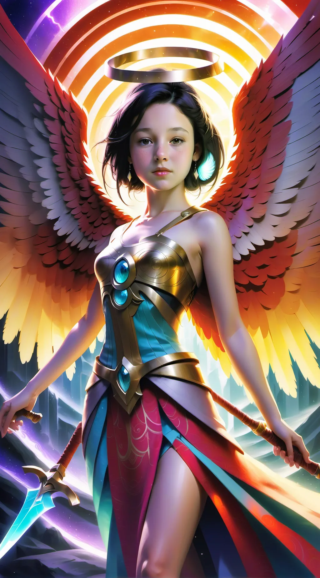 ai character: amy angel background