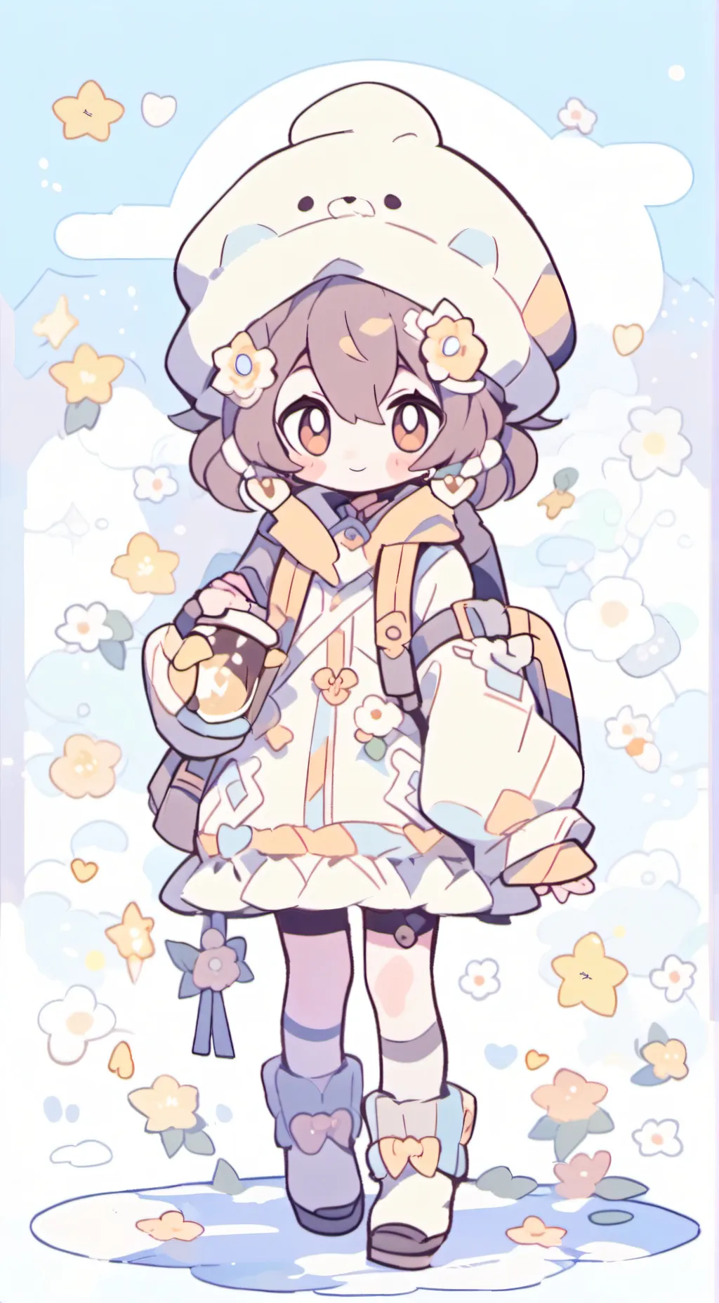 ai character: Hanakatsuriichi 4 background