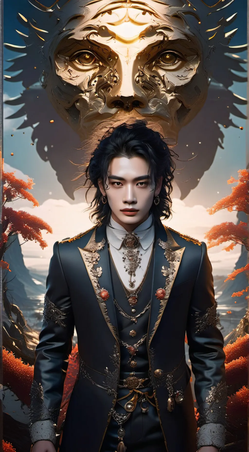 ai character: hyunjinnie background