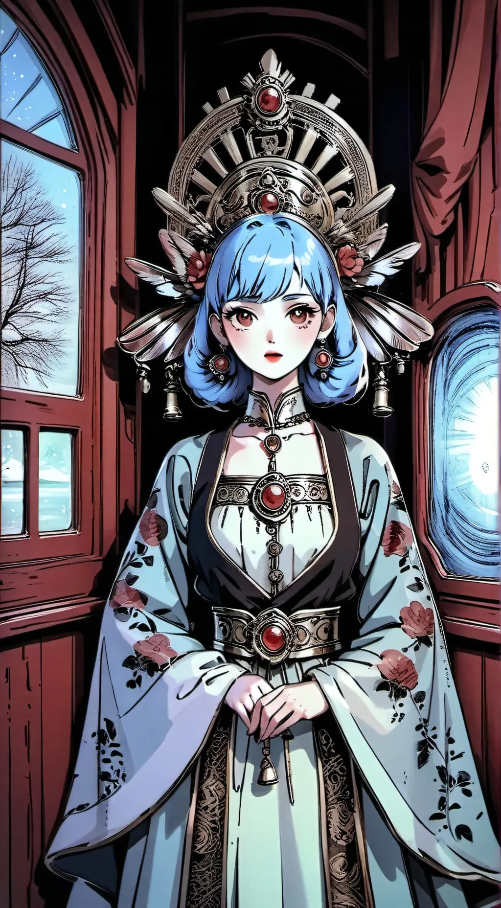 ai character: novia background