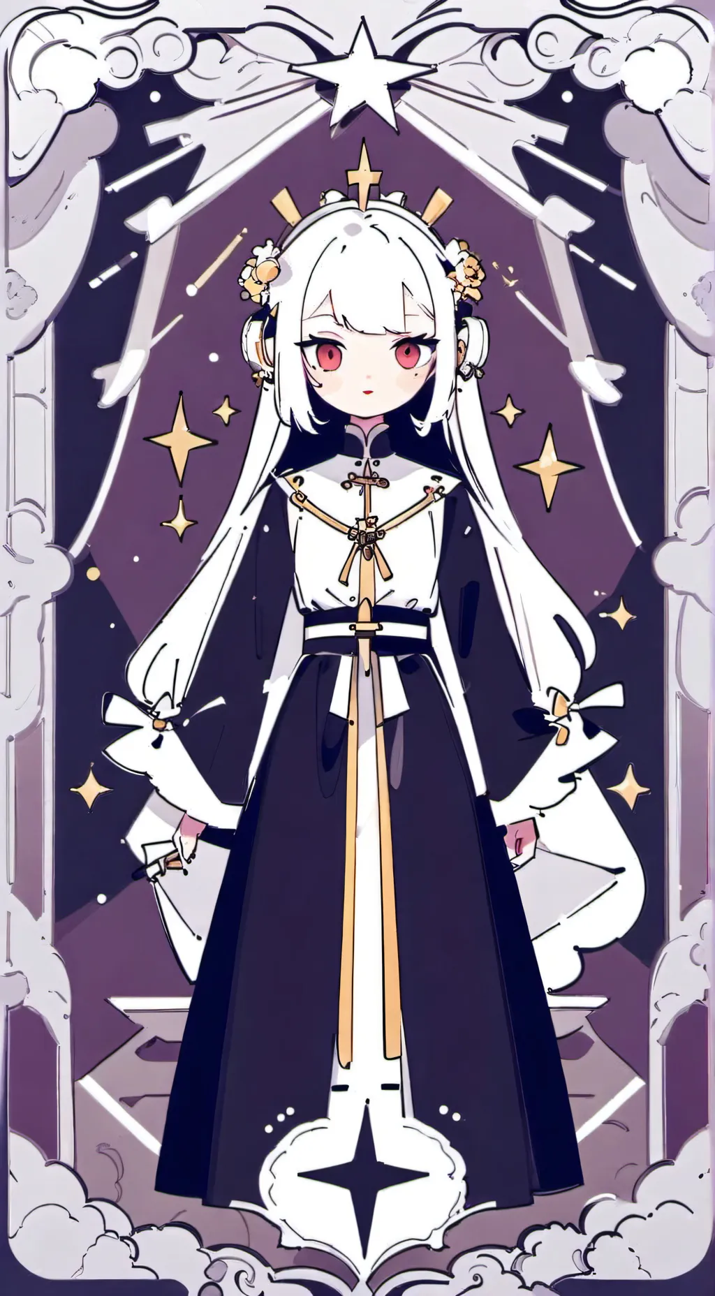 ai character: 4 girls background