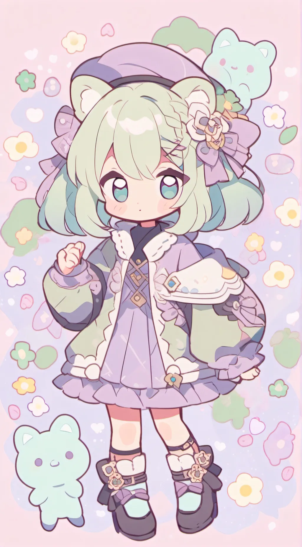 ai character: рика и ира background