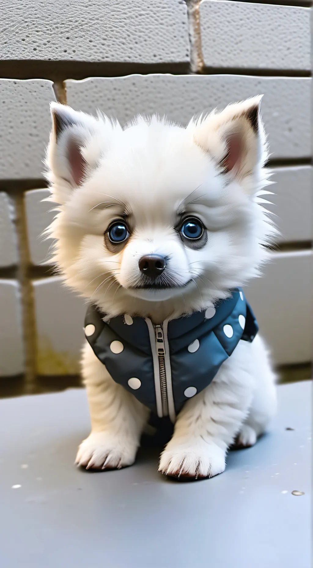 ai character: Felix the pup <3 background