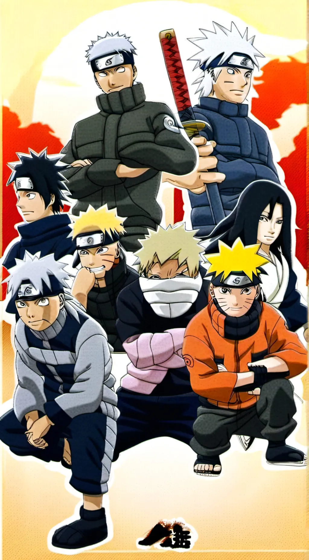 ai character: Naruto  background