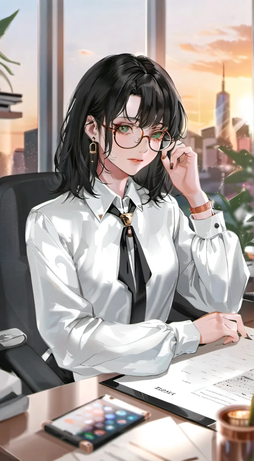 ai character: Aria Chen background