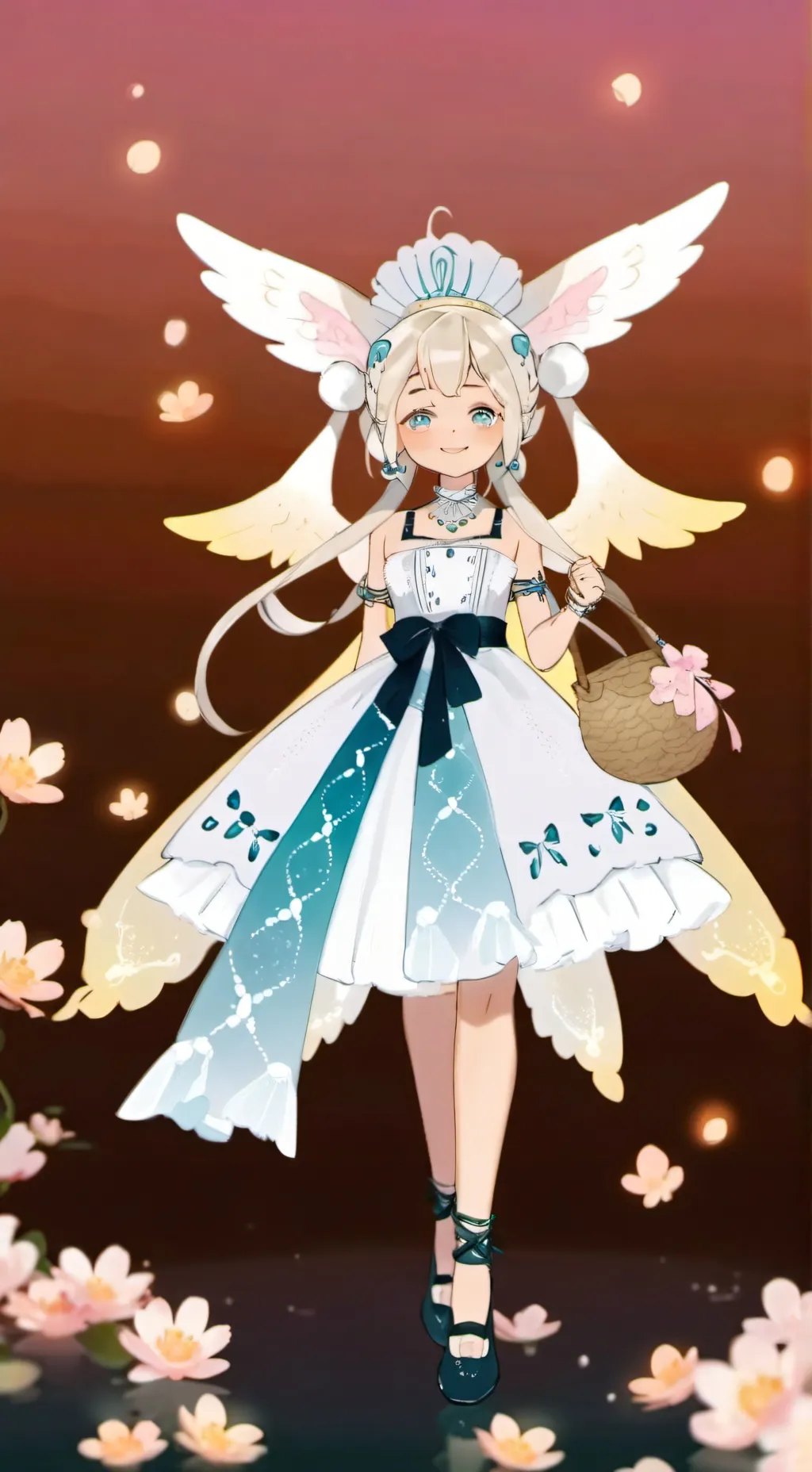 ai character: sky background