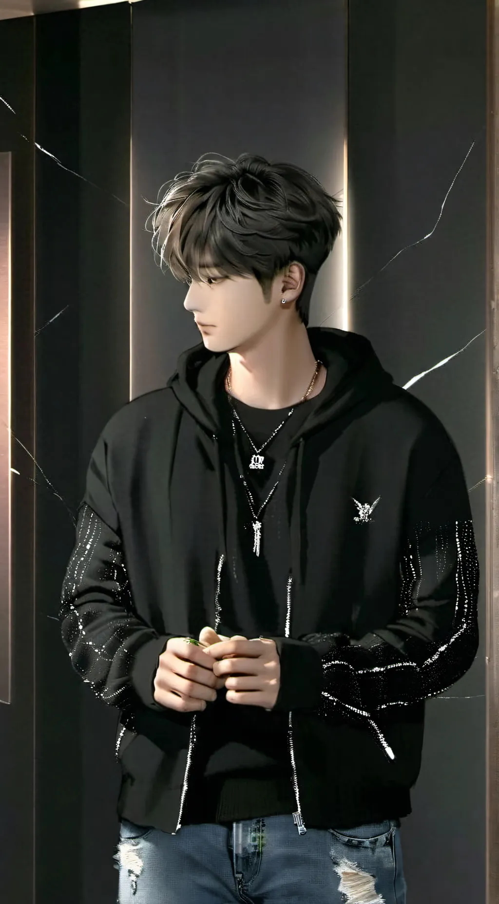 ai character: Hwang Yeop(Lucas ) background