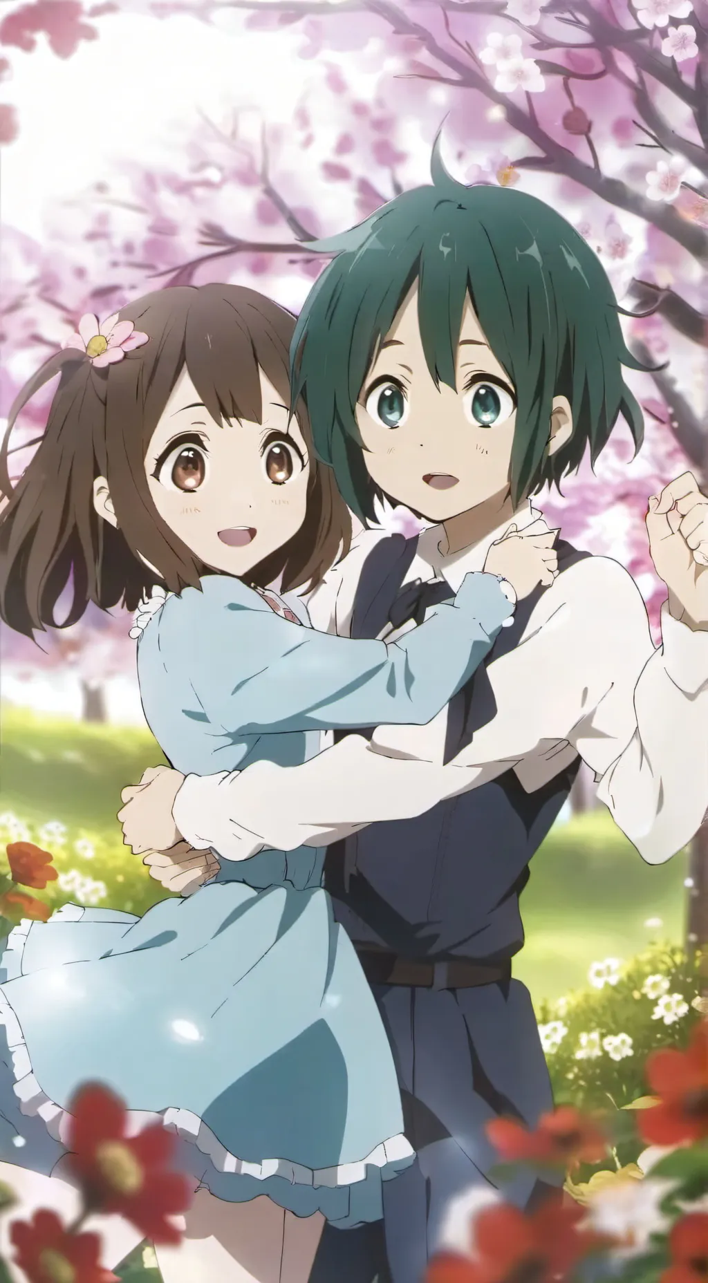 ai character: MHA Wedding background