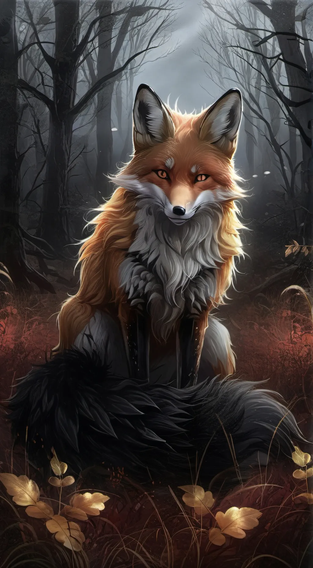 ai character: fox? background