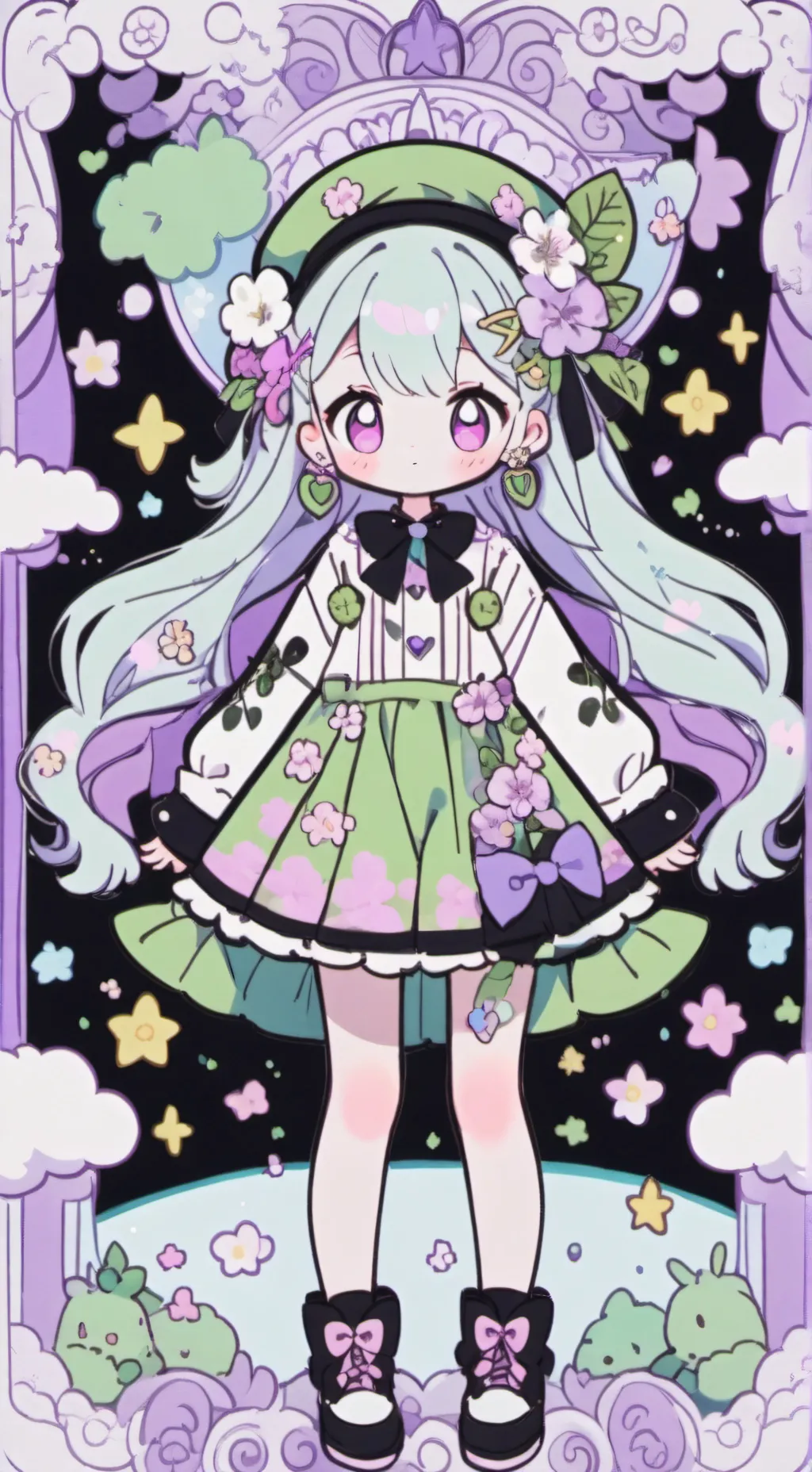 ai character: Do this👍🏼Do that👎🏼 background