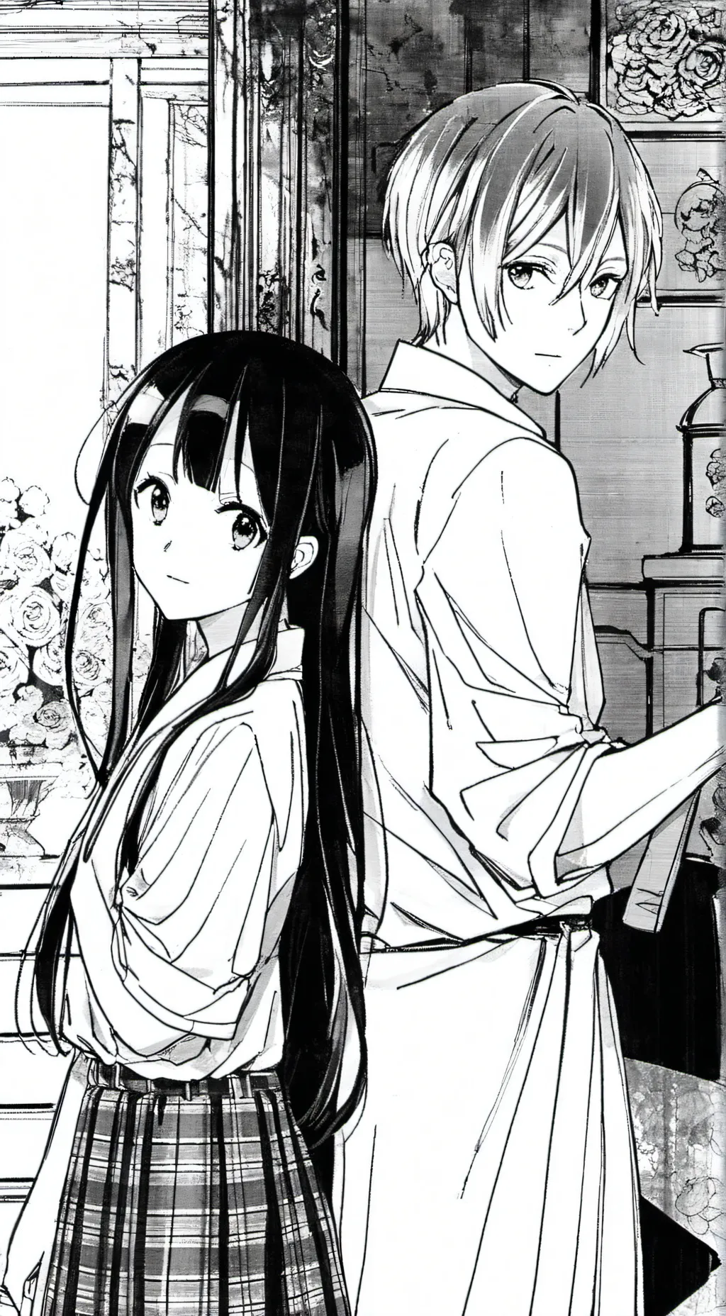 ai character: giyu x shinobu background