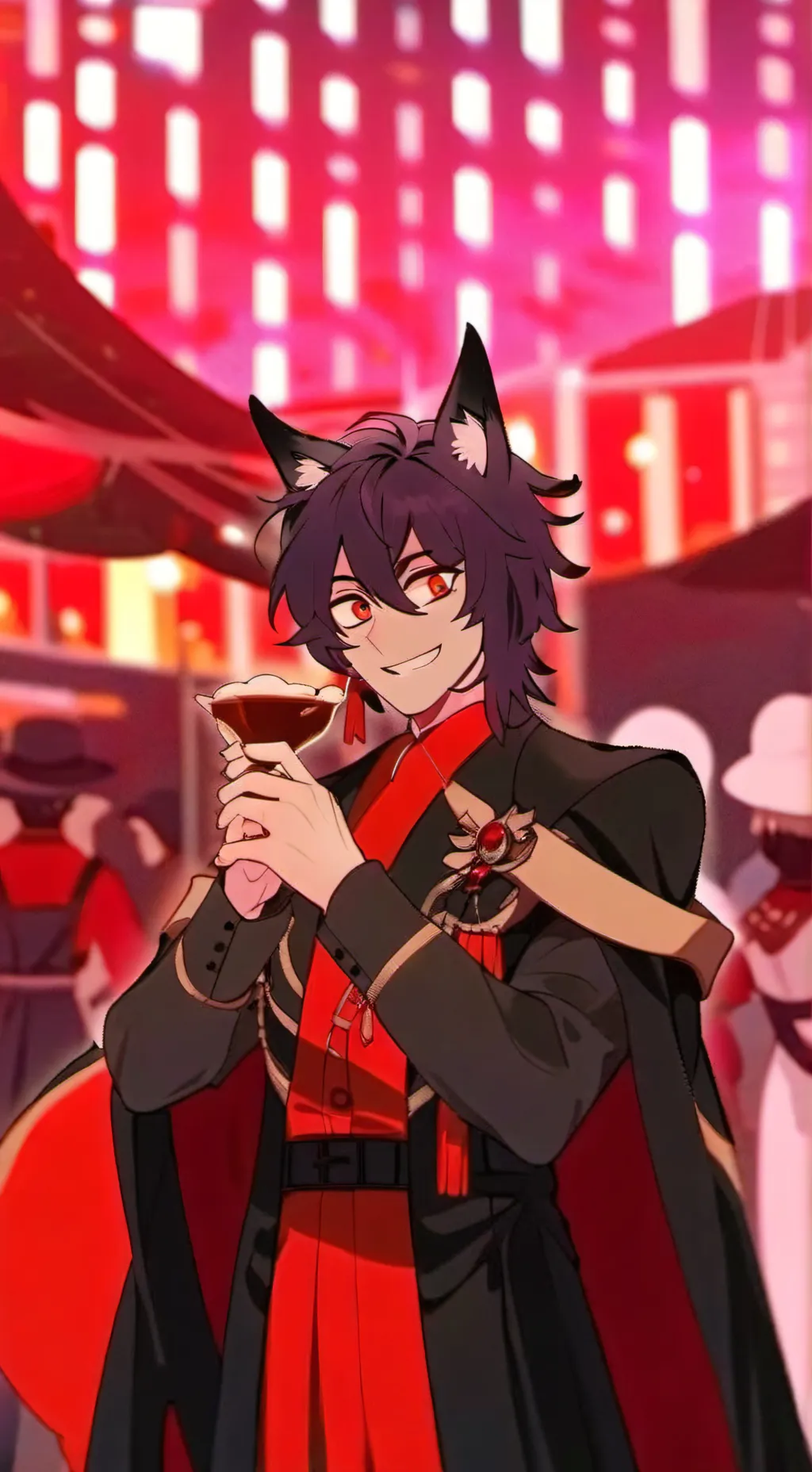 ai character: radiodust background