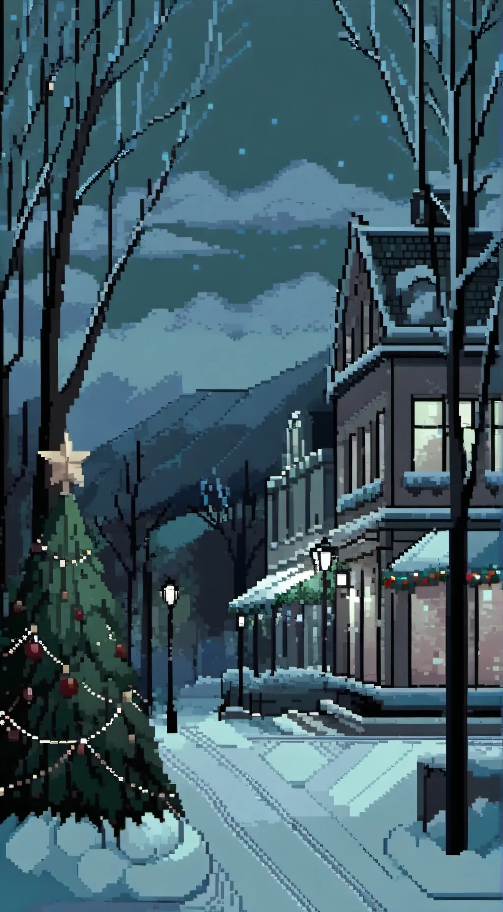 ai character: Sprunki Christmas! background