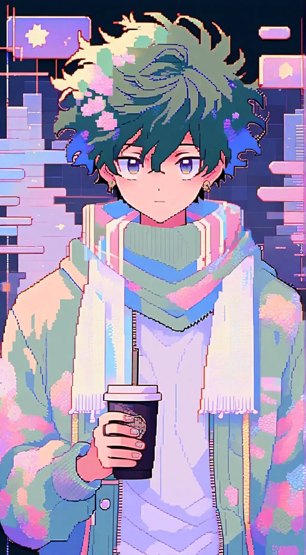 ai character: Deku, It's Cold.. background