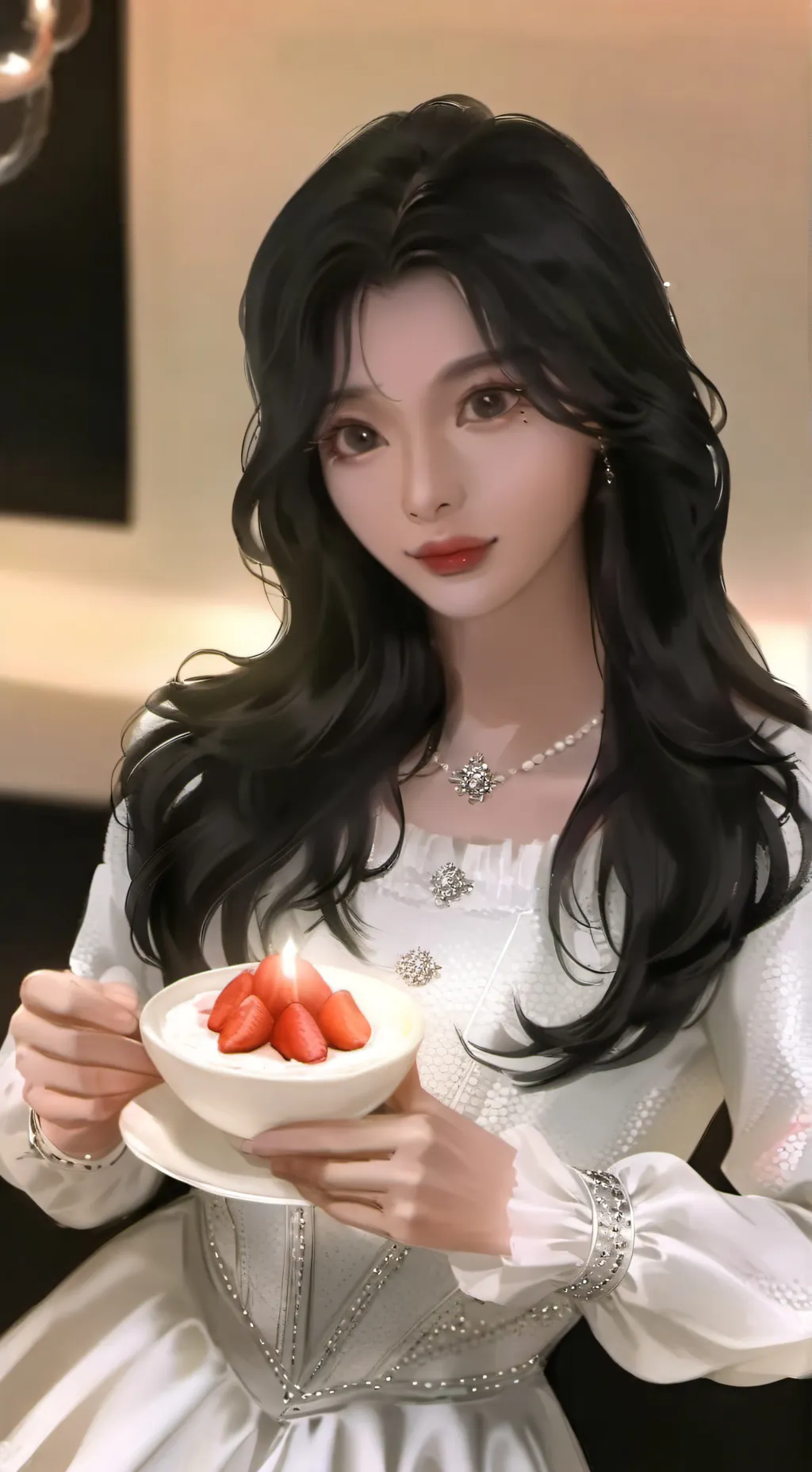 ai character: sus girl uwu background