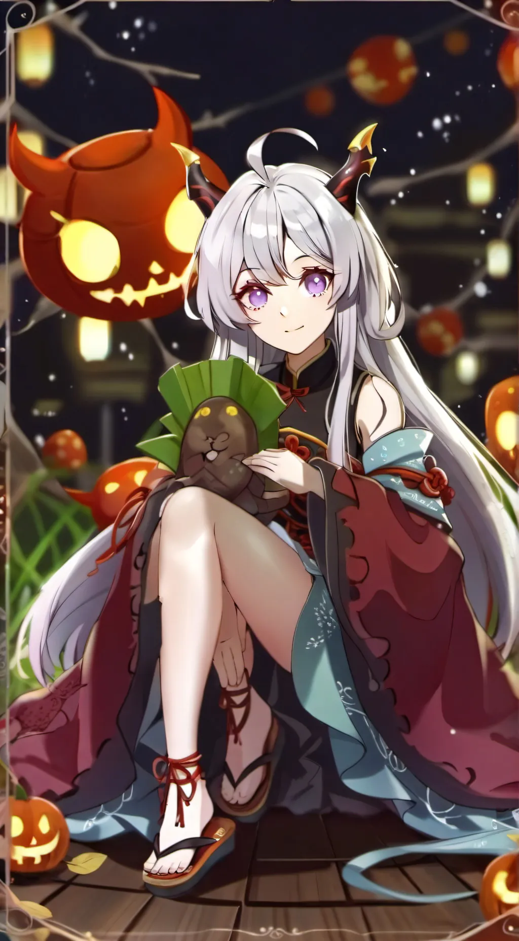 ai character: KNY(demon slayer!) background