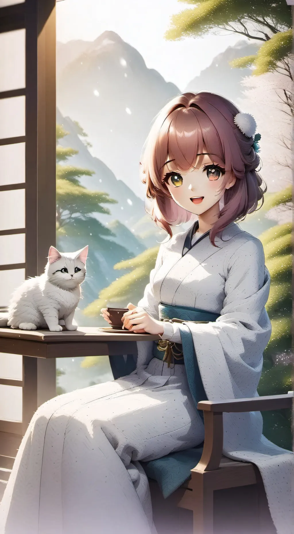 ai character: Настя background