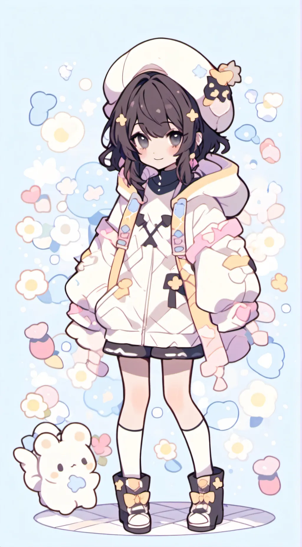 ai character: Мила background