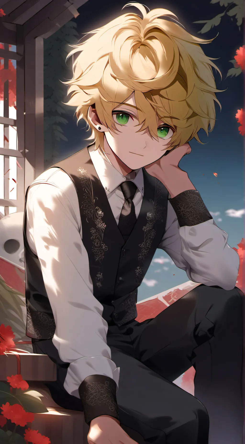 ai character: Cole  background