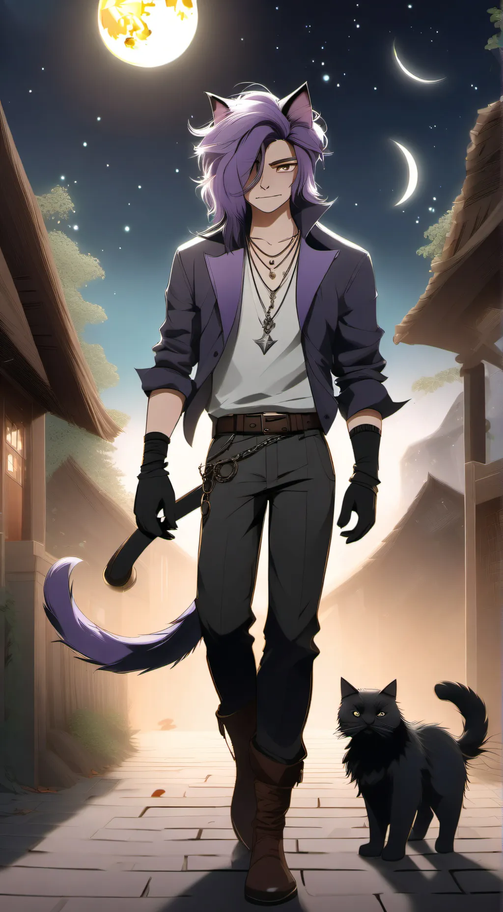 ai character: Catnap  background