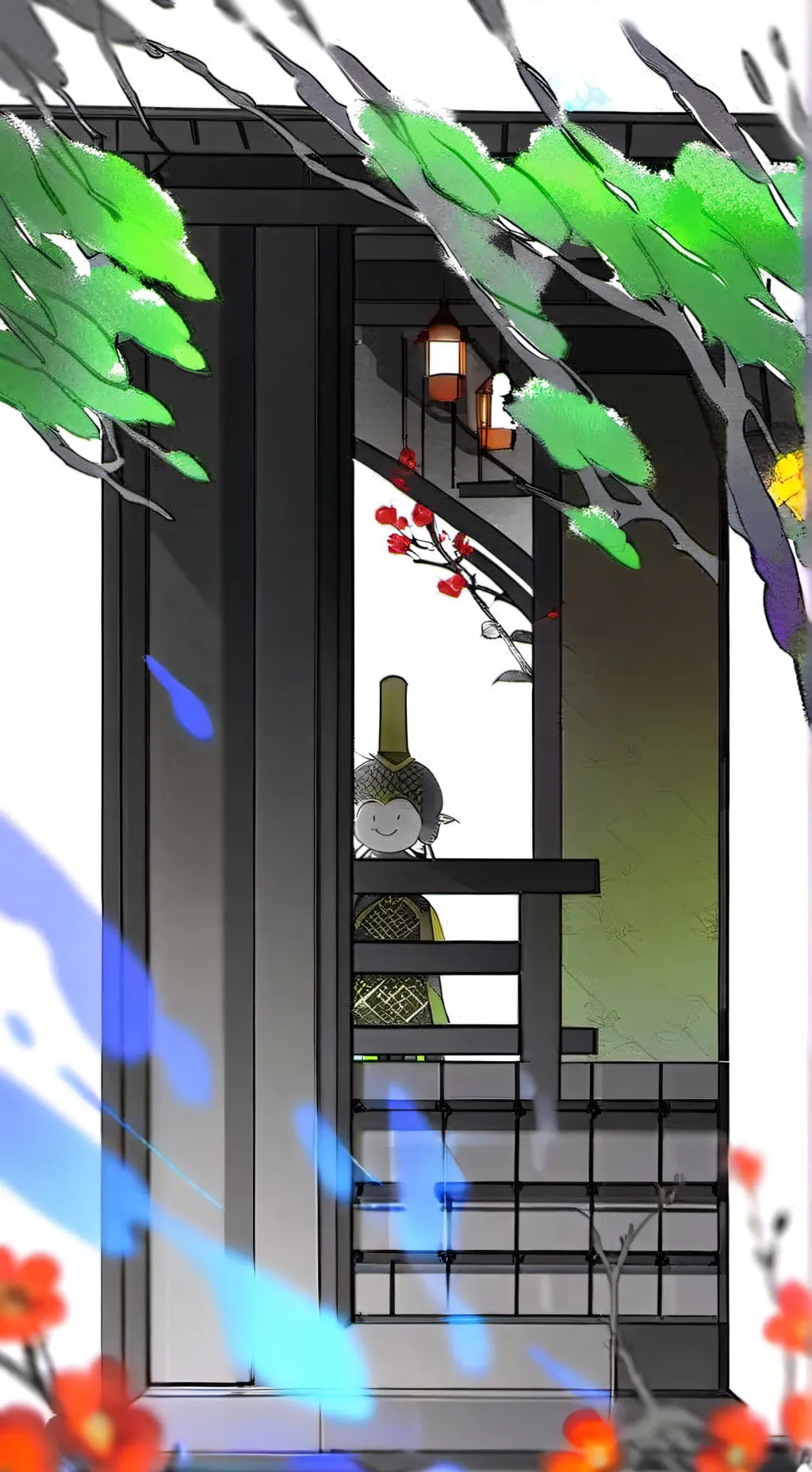 ai character: titan dragon drill background