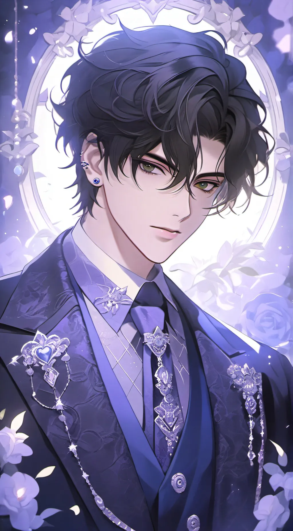 ai character: Mike🥂🌹 background