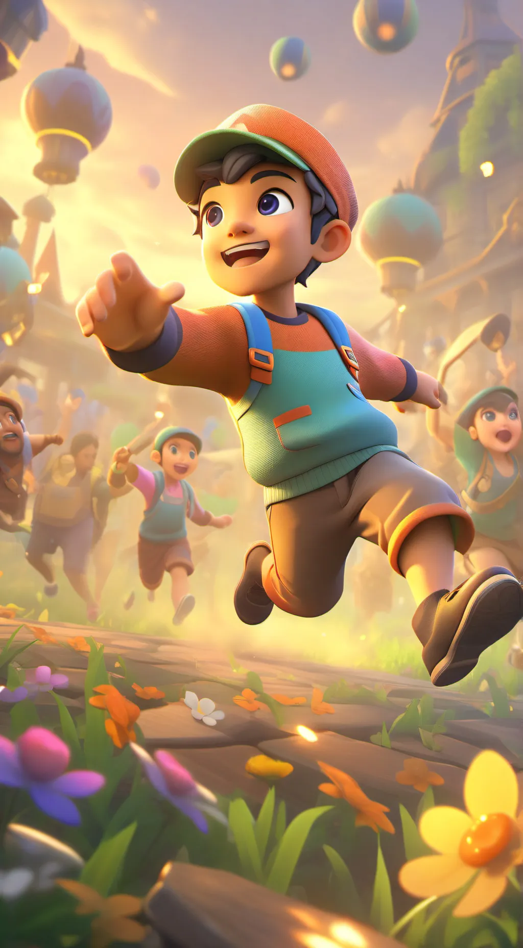 ai character: Lucas  background