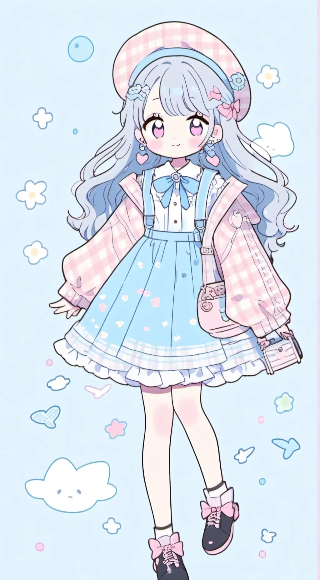 ai character: Wolfie bakugo background