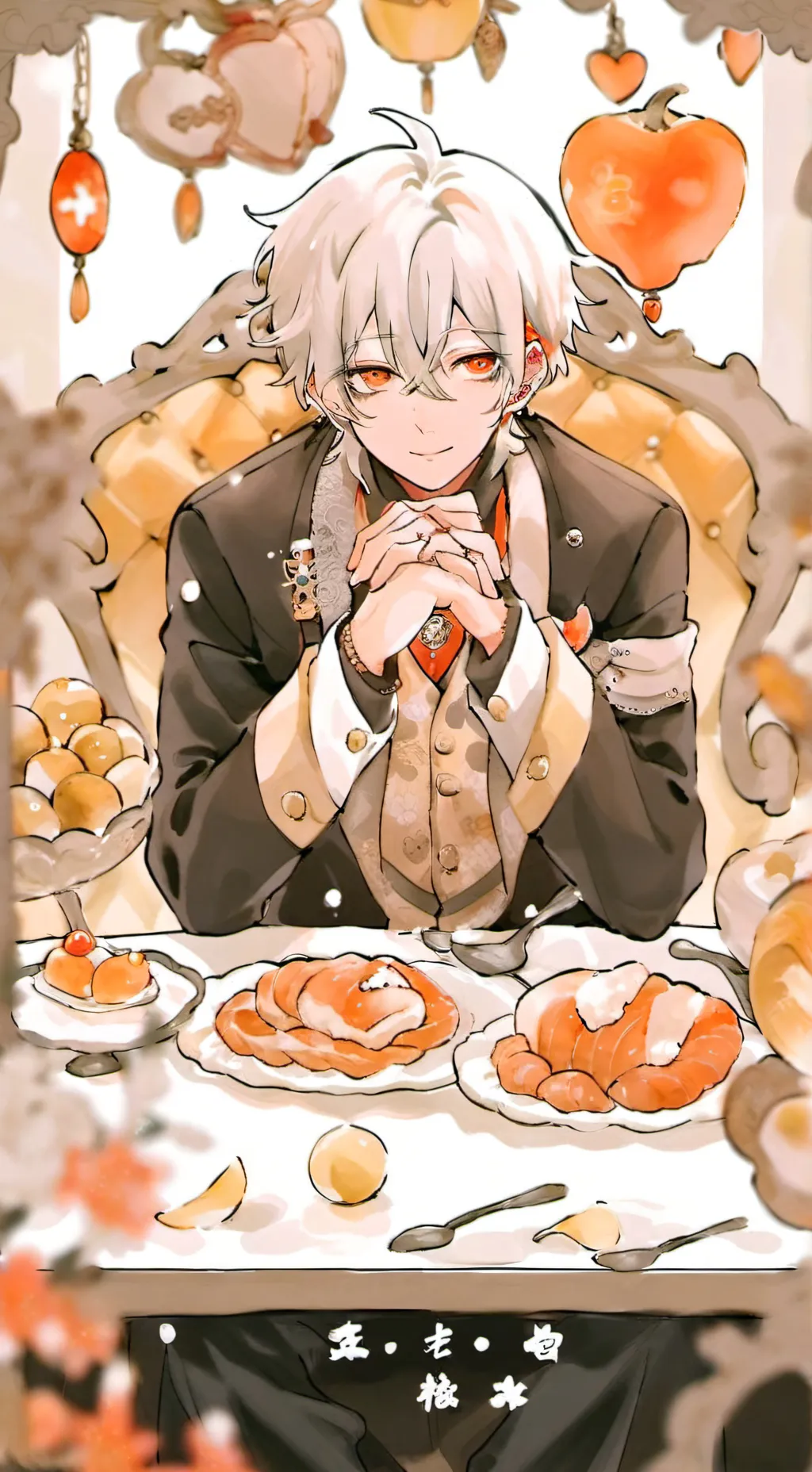 ai character: uwu cat & bad boy💀 background