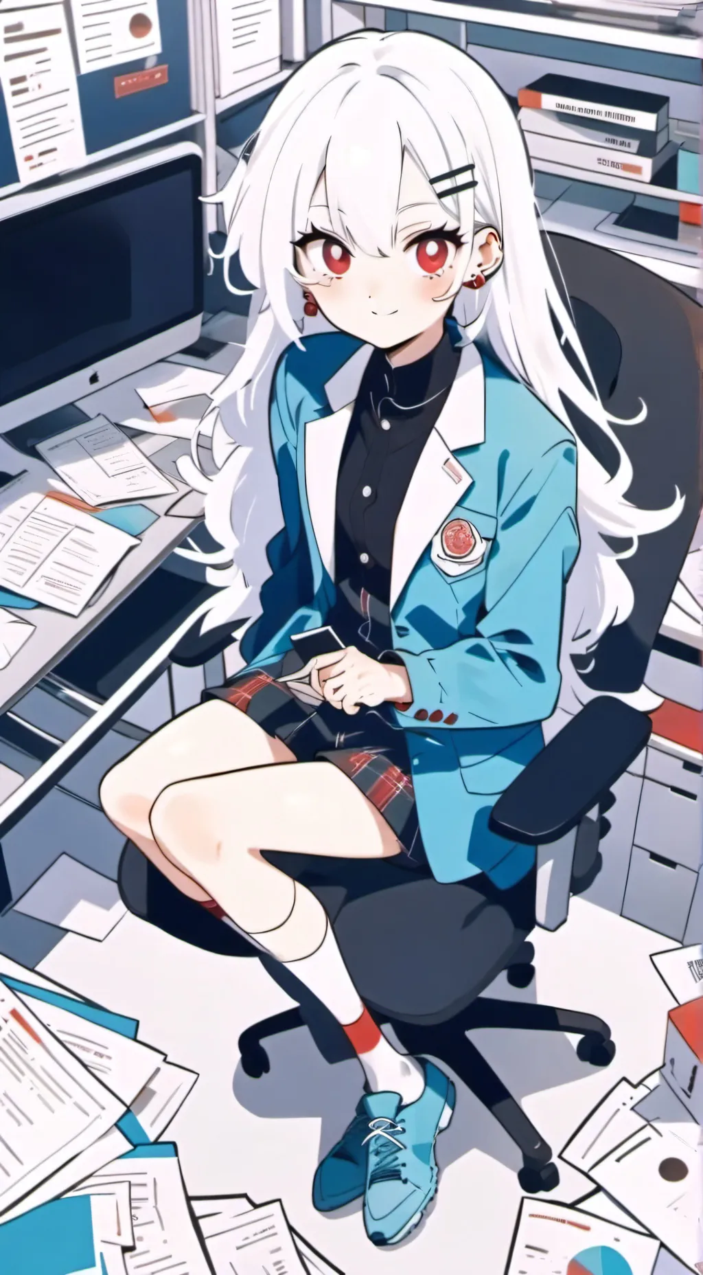 ai character: Ema background