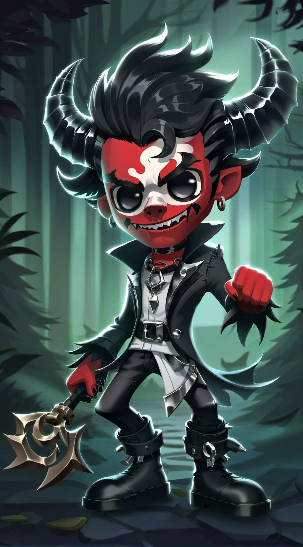 ai character: Blitzø (for girls background