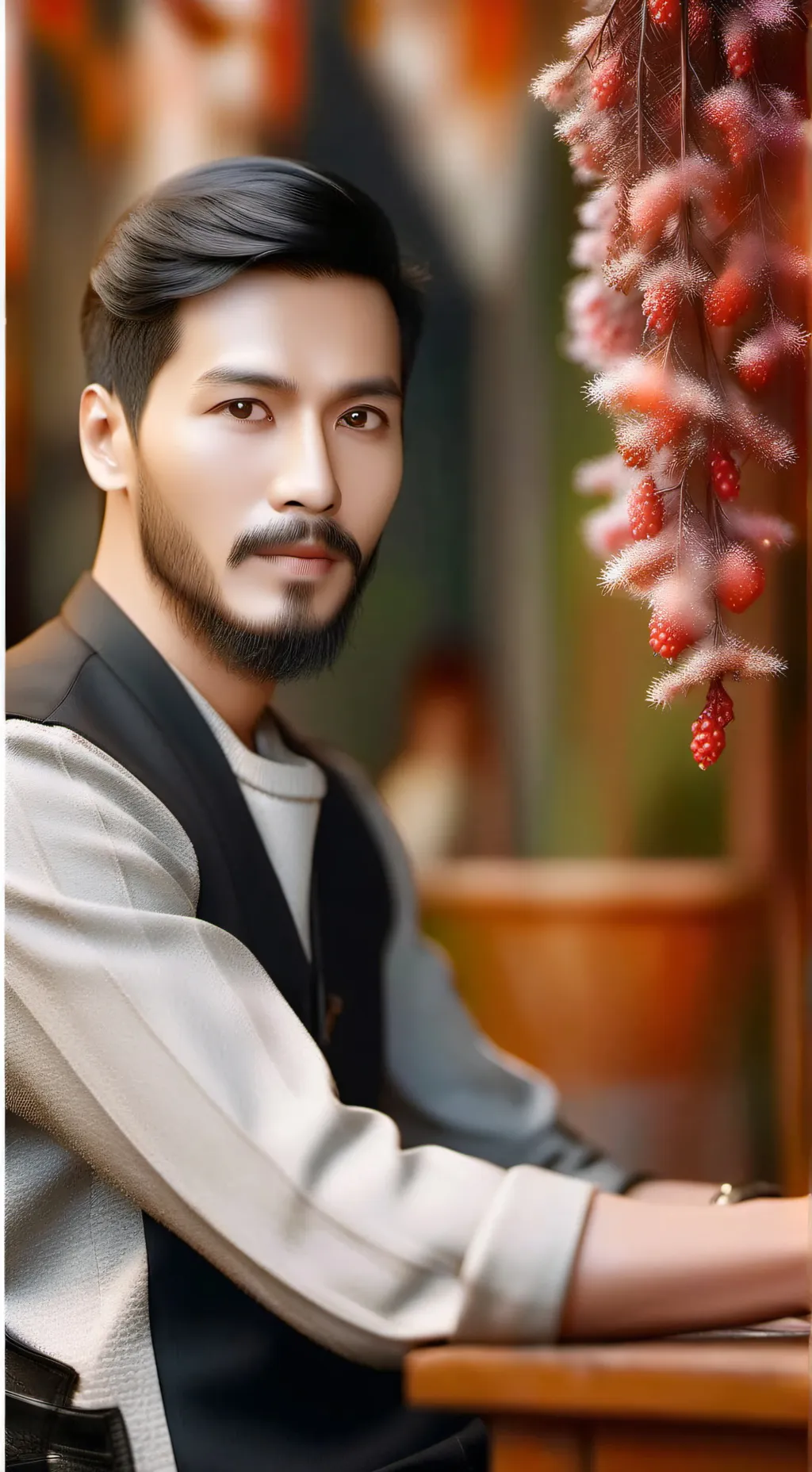 ai character: KSI background