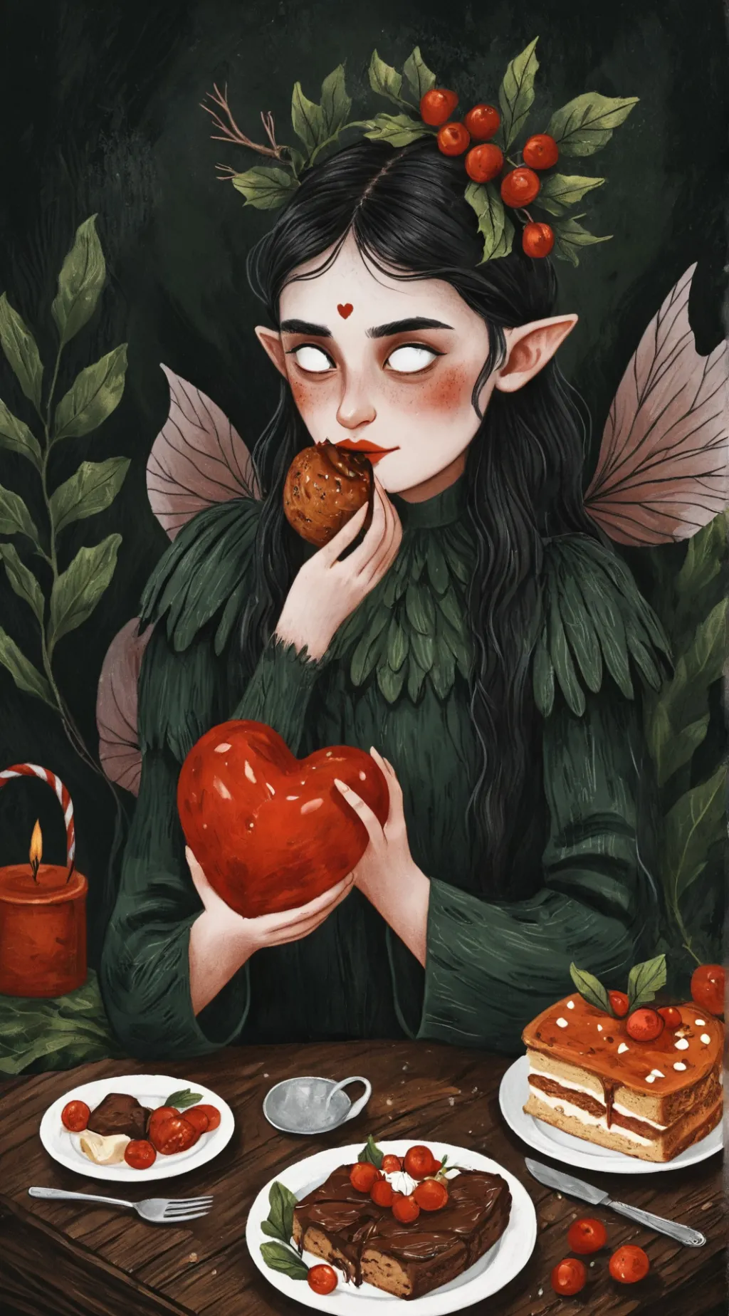 ai character: Clone elf: Clara  background