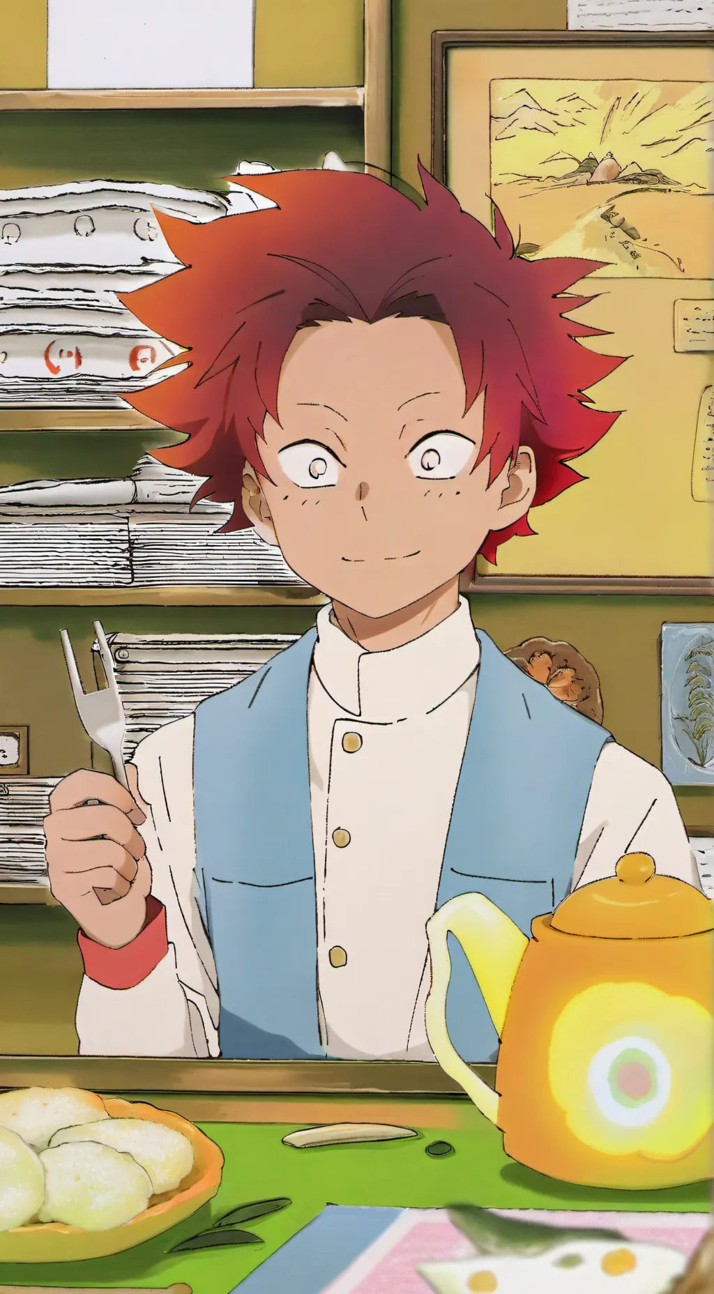 ai character: Eijiro Kirishima background