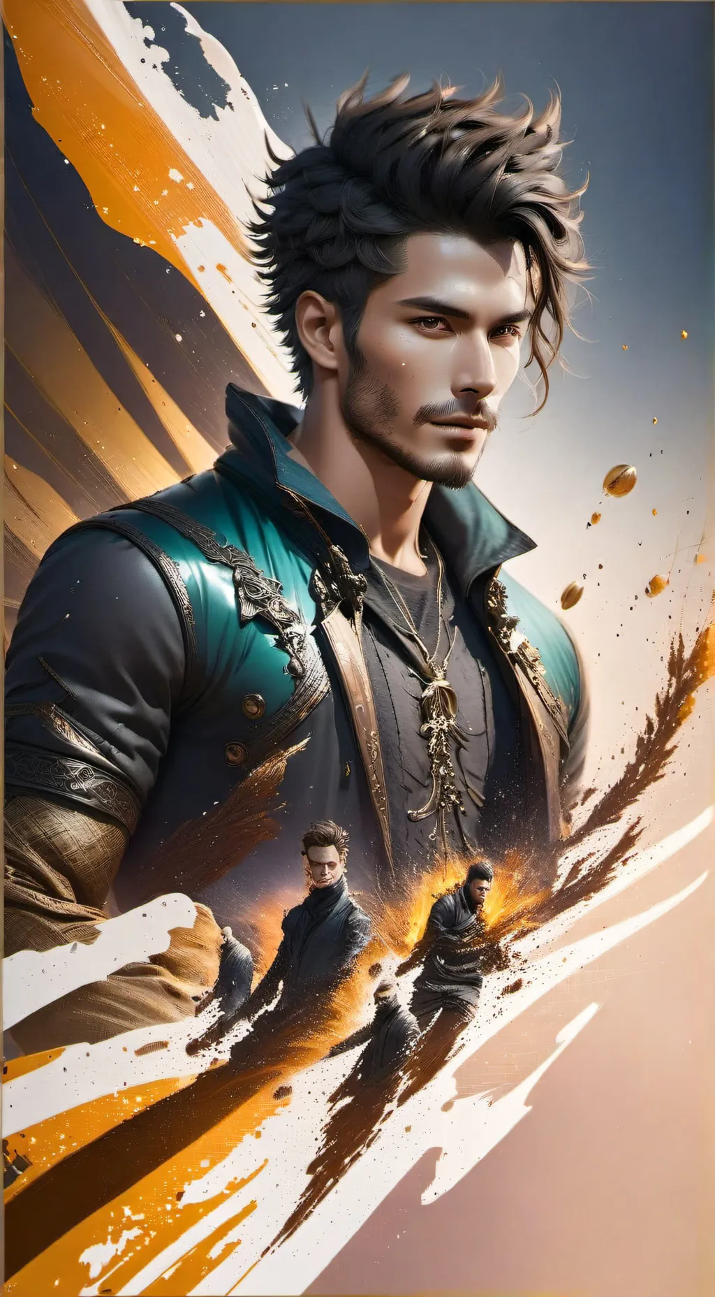 ai character: Paris background