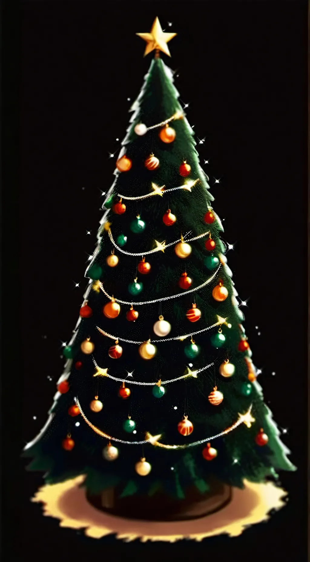 ai character: forest background