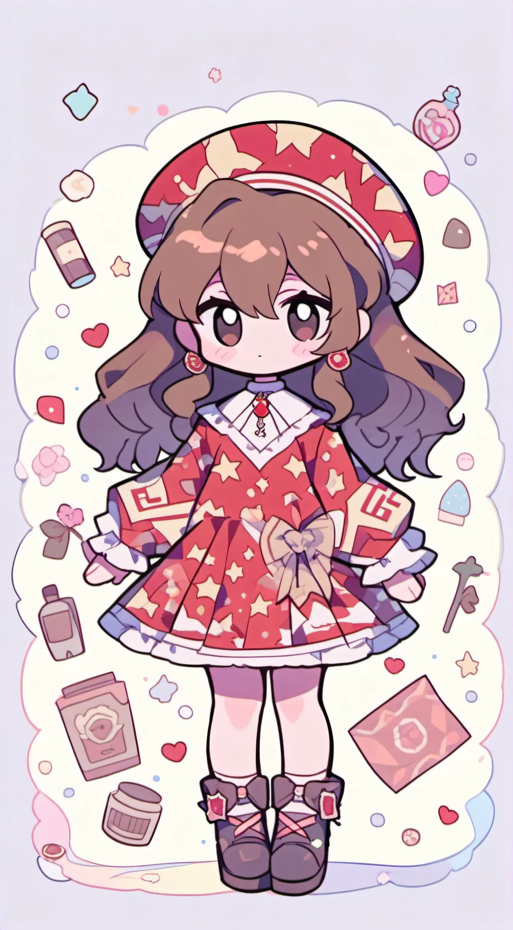 ai character: GF FNF background