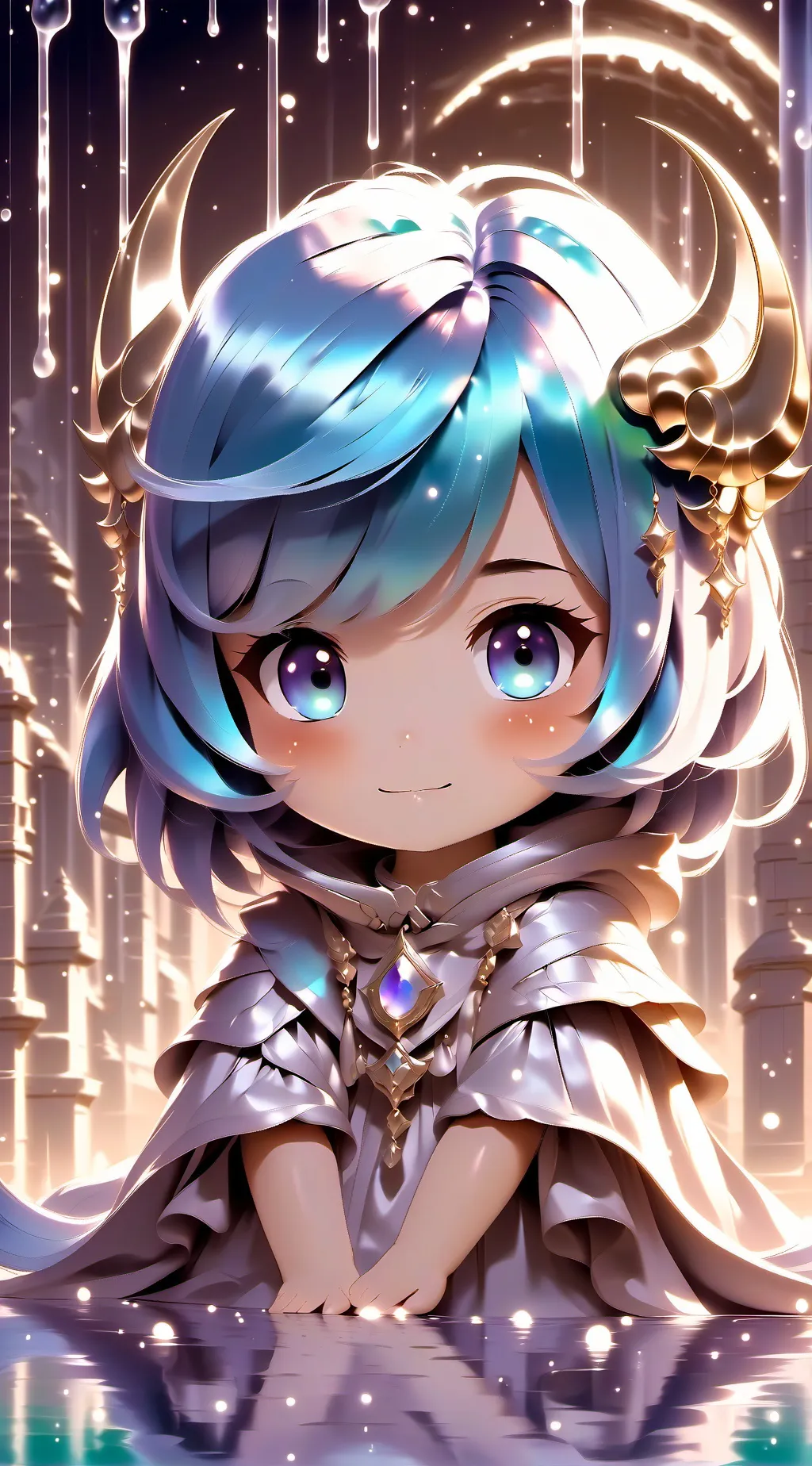 ai character: Titan cameraman  background