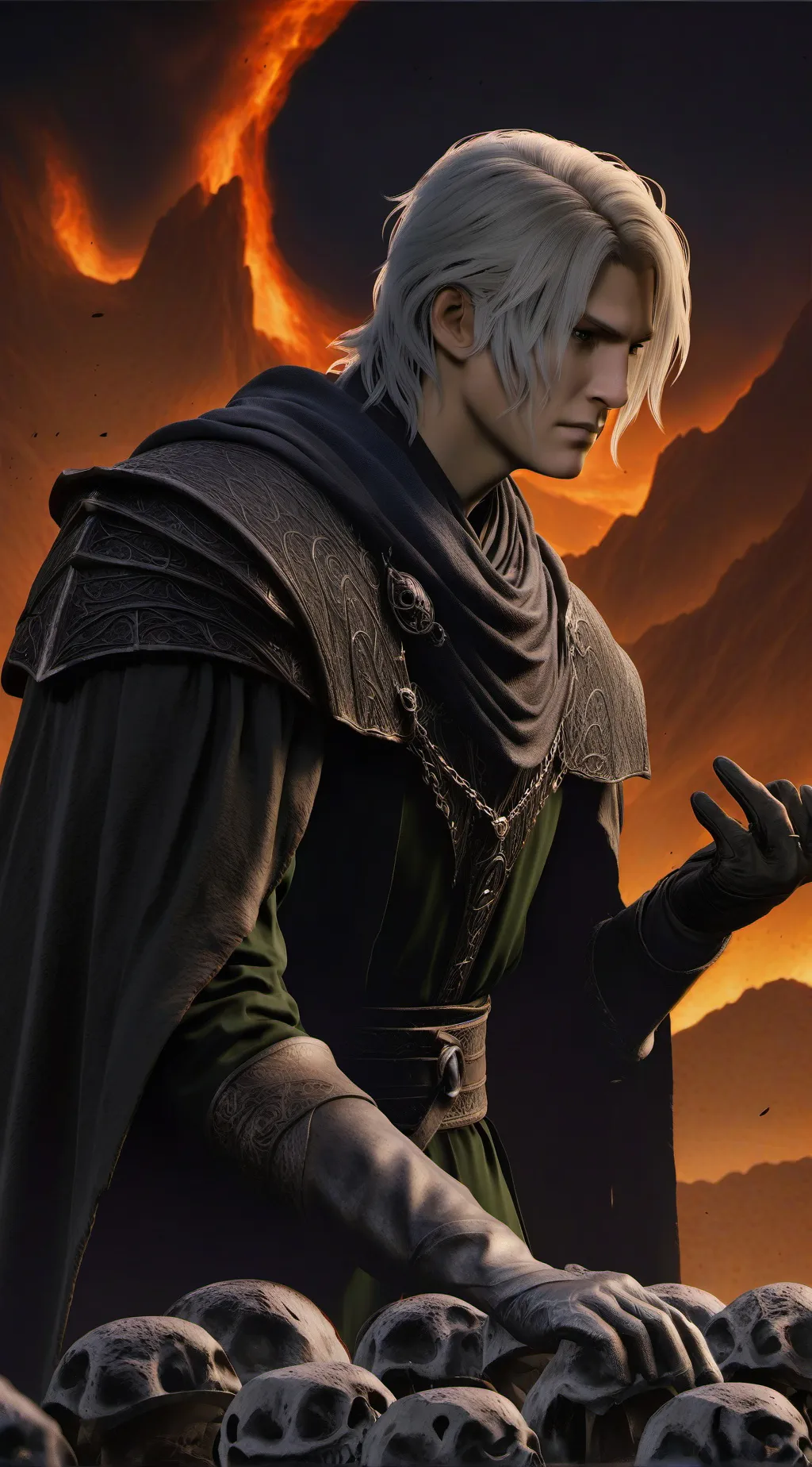 ai character: Alexander  background