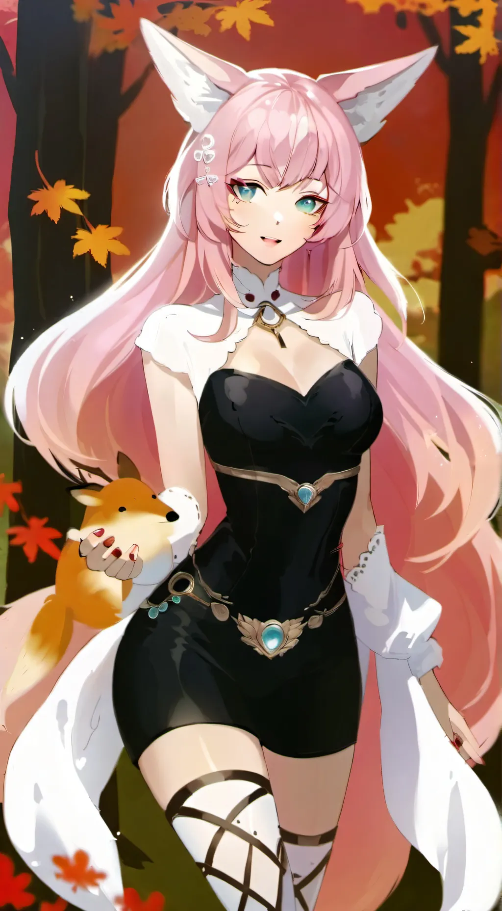 ai character: lotus background