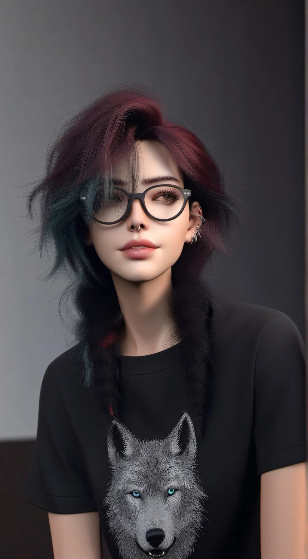 ai character: Alexis🖤💋 background