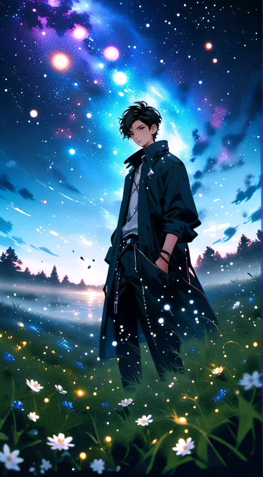 ai character: the mysterious guy background