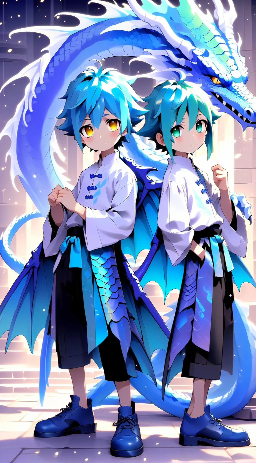 ai character: Kuy y Izu  background