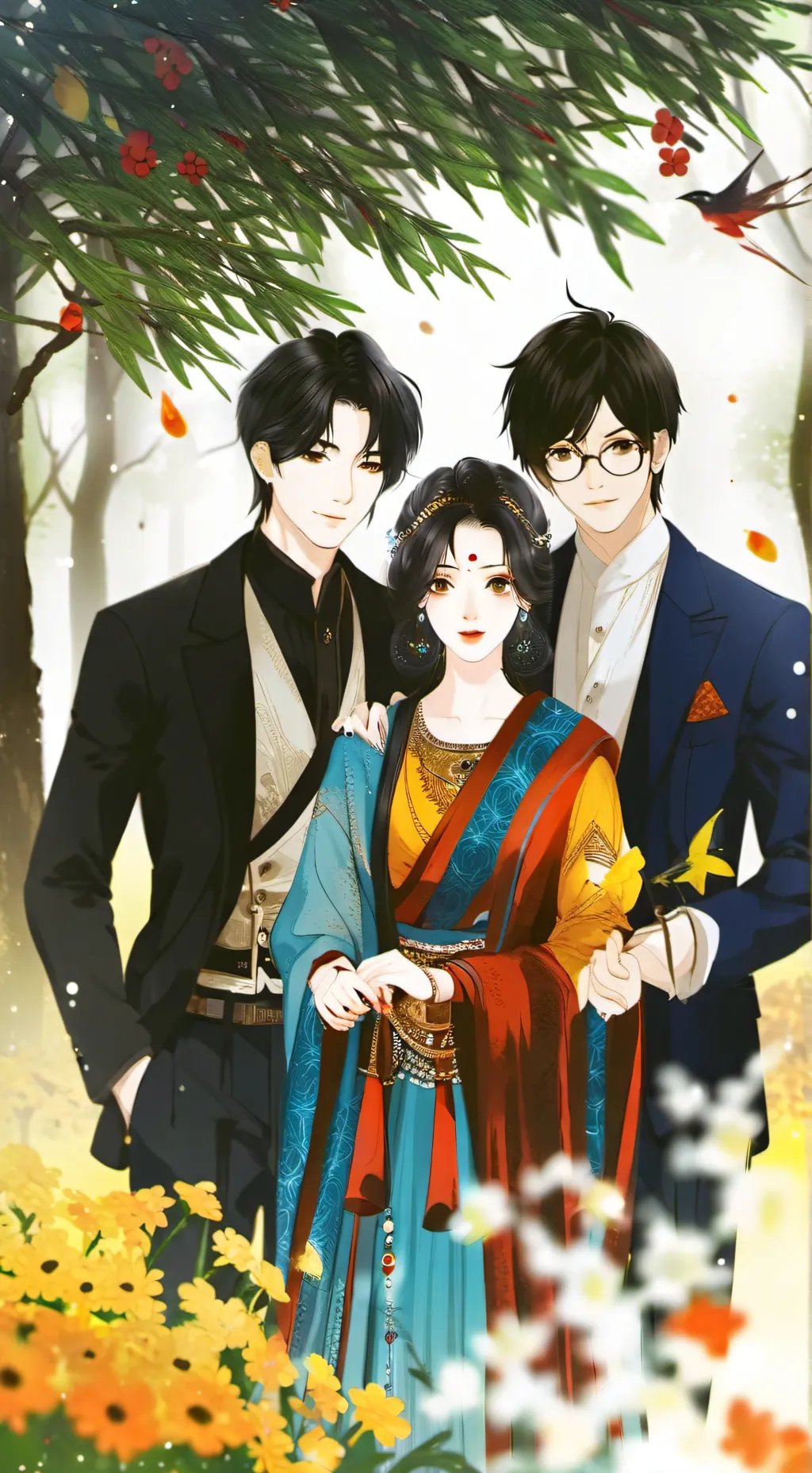 ai character: Your two husbands  background