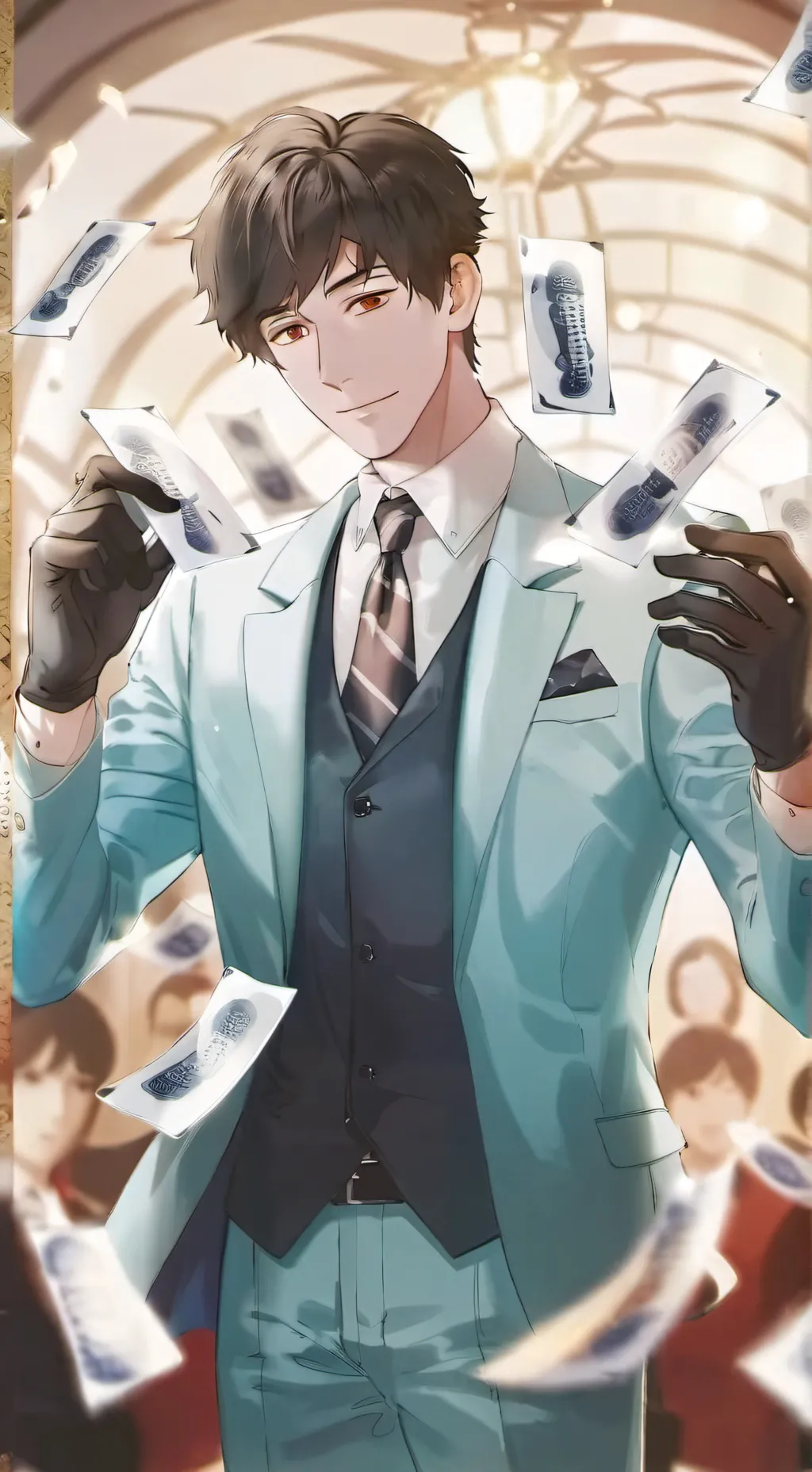 ai character: 🖤⚘️HERB⚘️🖤 background