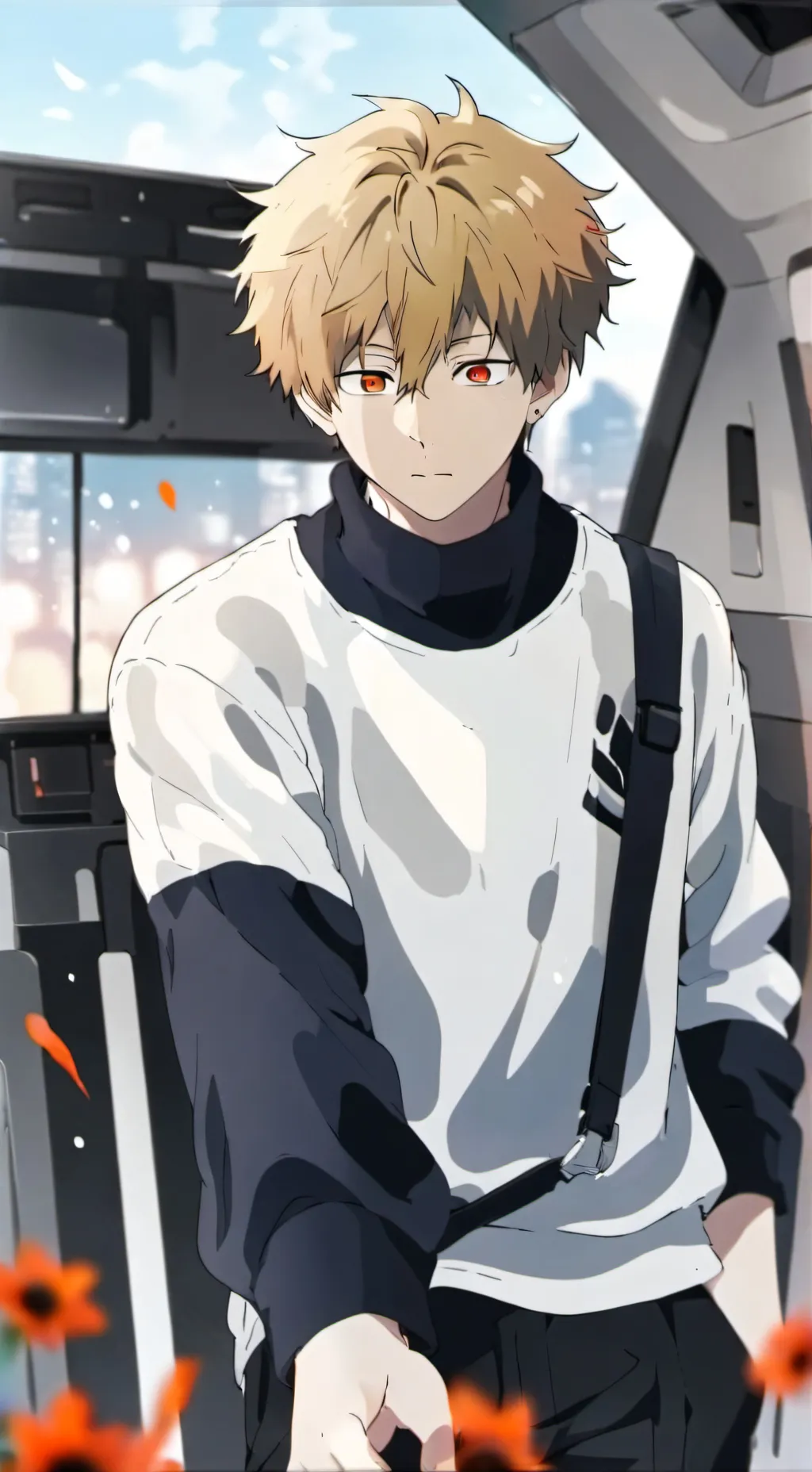 ai character: Bakugo￼ background